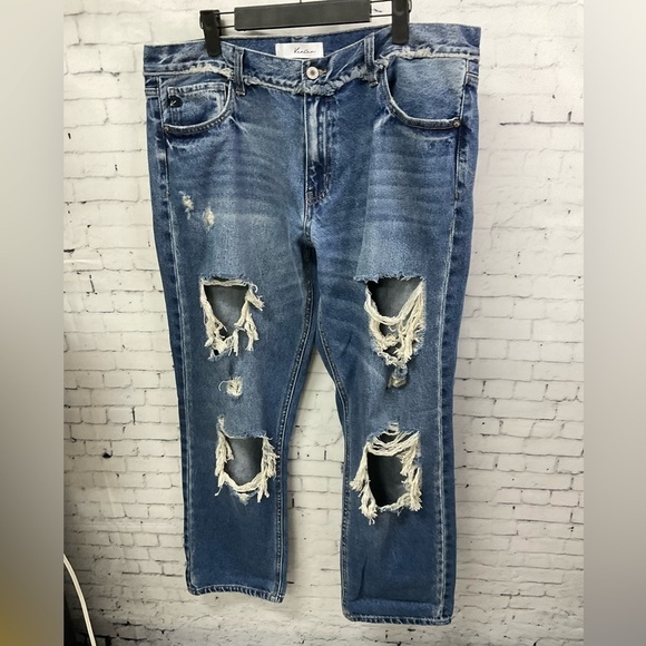 KanCan Estilo Womens Jean Size 15 Waist 31 High Rise Straight - Picture 1 of 9